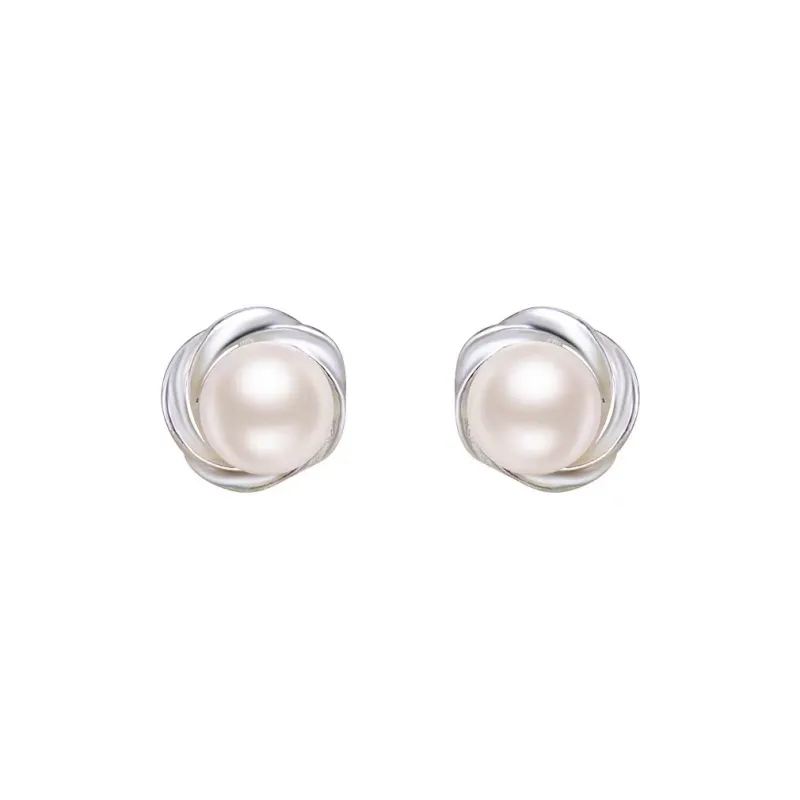 YUDIAN Pearl Stud Earrings Women's-0