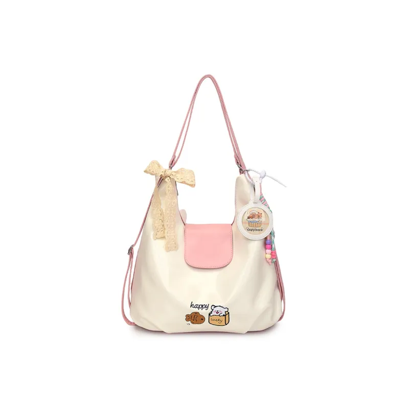 Ceion Keust PU Backpack Women's Multicolor-3