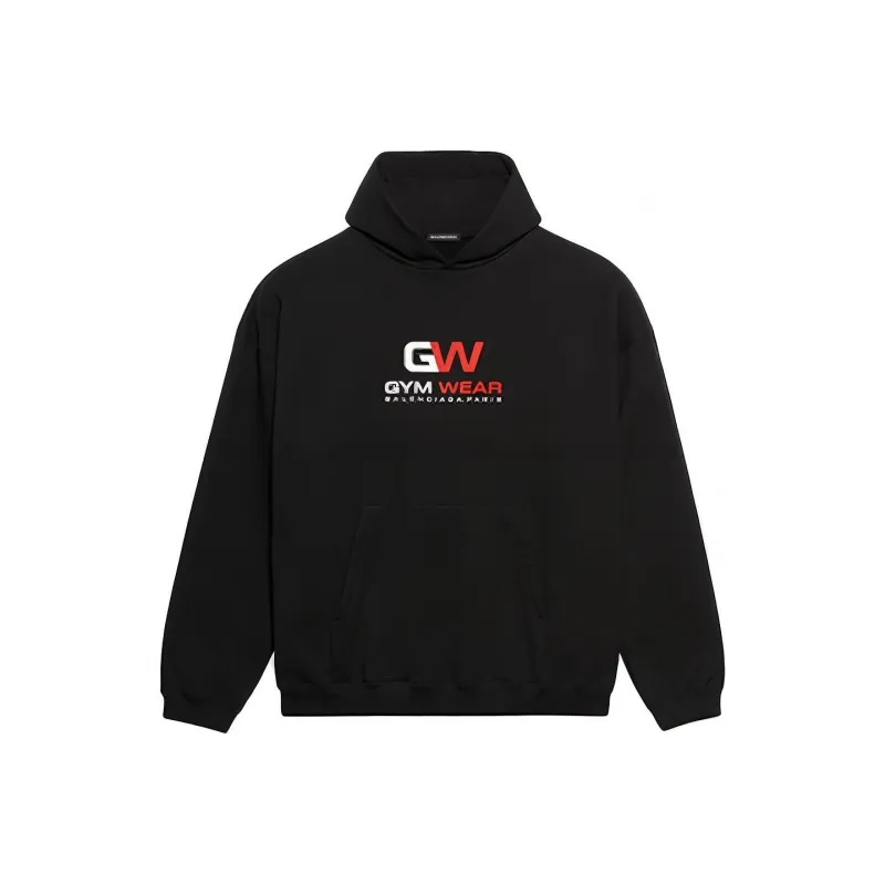 Balenciaga Gym Wear Print Hoodie-0
