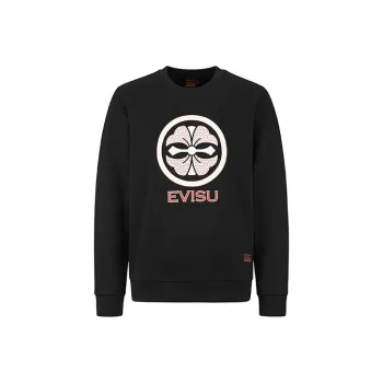 EVISU Sweatshirts Men Black