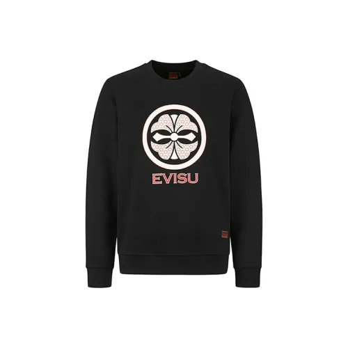 EVISU Sweatshirts Men Black