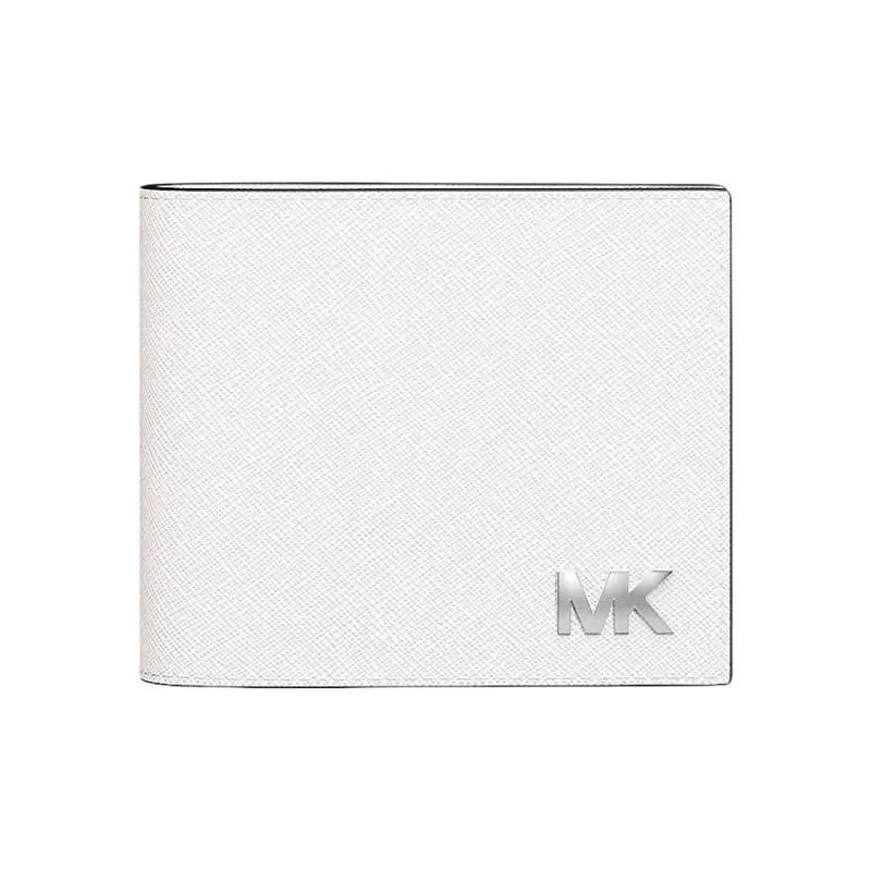 MICHAEL KORS COOPER Leather Wallet Men's Bright White-0