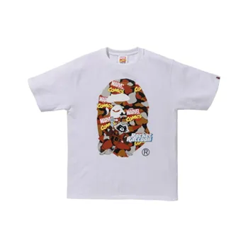 A BATHING APE X Marvel Comics Camo Rocket Raccoon Tee