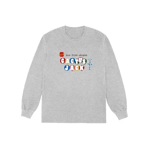 Travis Scott Sweatshirts Unisex Gray