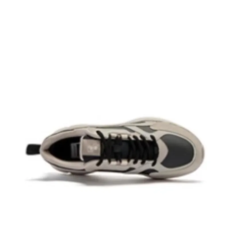 QIAODAN Get Rich Every Day Height Increasing Warmth Low-Top Casual Shoes Men's Brown Black-4