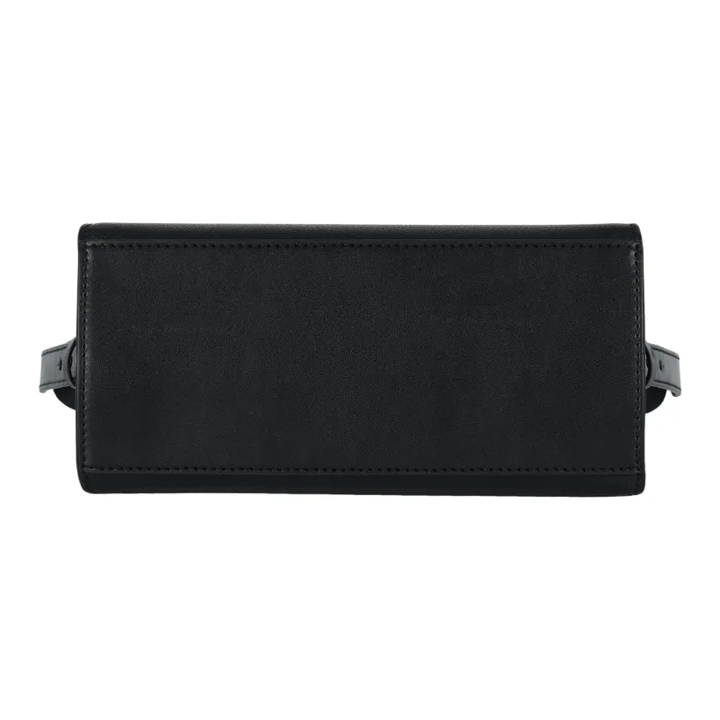 MICHAEL KORS Avril Cow Leather Handbag Shoulder Bag Crossbody Bag Small Size Women's Black-3