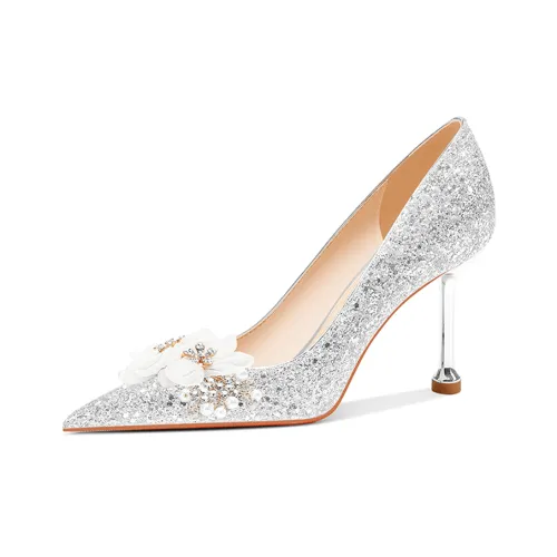 WEISHIBANGWEI Slim Heel High Heels Women's
