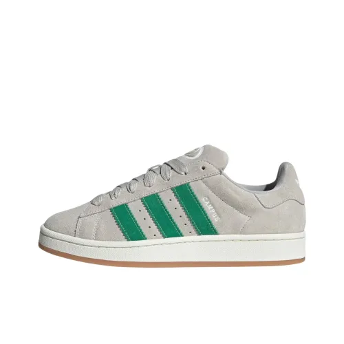 Adidas Originals CAMPUS 00s Anti Slip Wear Resistant Low Top Skateboard Shoes Men's Gray Green