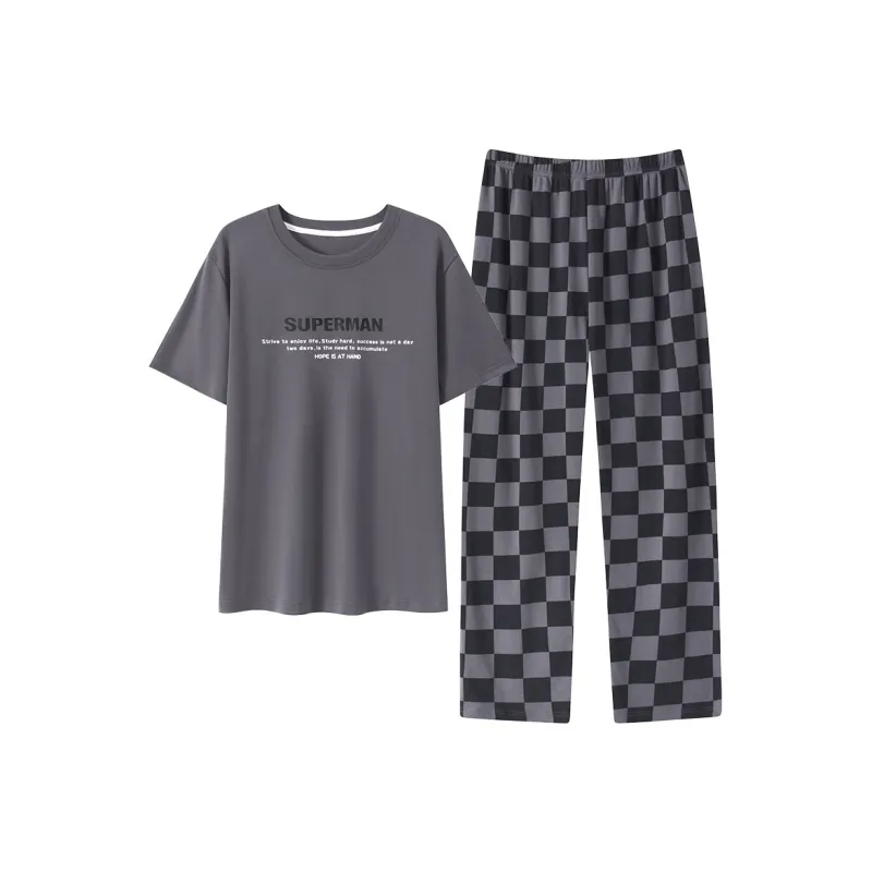 GOSO Pajama Set Men's Steel Blue-0