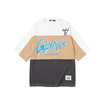 GENANX Elbow Length Sleeved T Shirt Unisex White