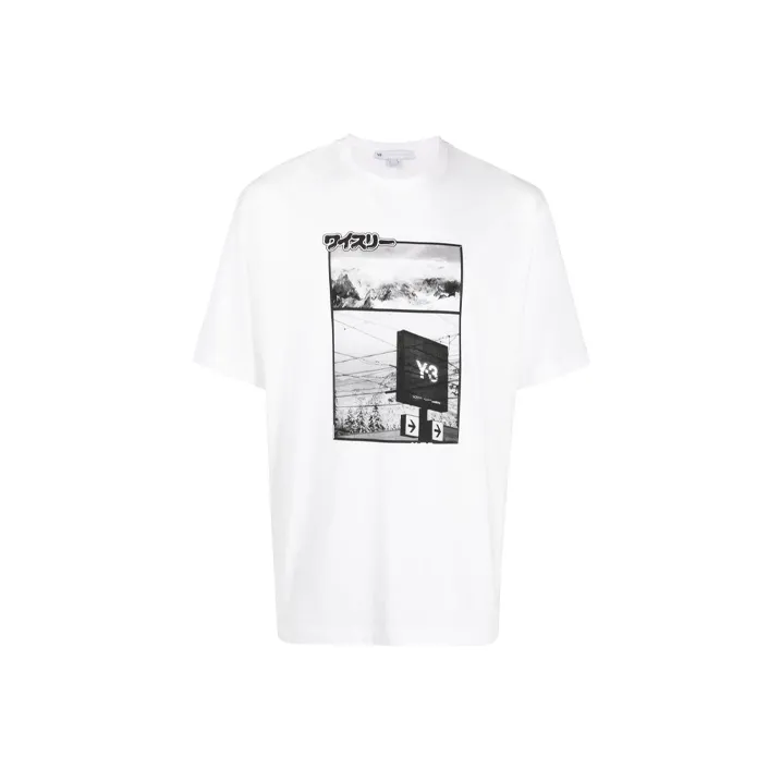 Y 3 T Shirts Men White-0