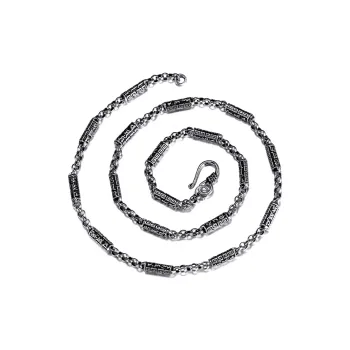 RURA S925 Silver Necklaces Unisex Silver