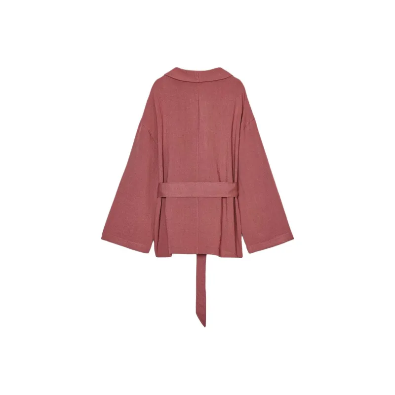 ZARA Jackets Coats Women's Dark Pink-1