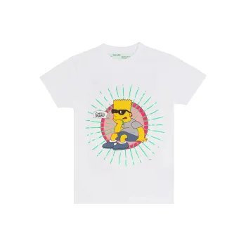 OFF WHITE Bart Glasses T Shirt