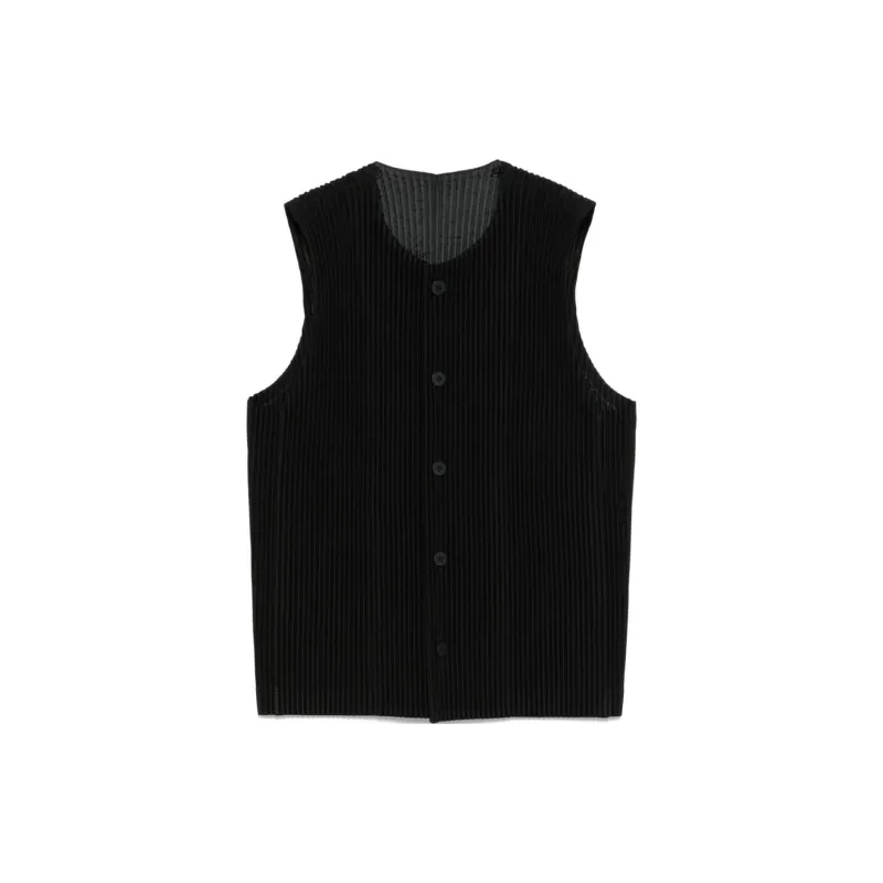 Homme Plissé Issey Miyake Tailored Pleats Vest-0
