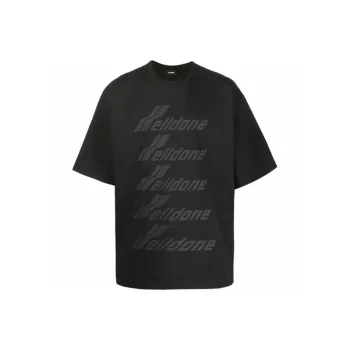 WE11DONE Oversized Logo print T shirt
