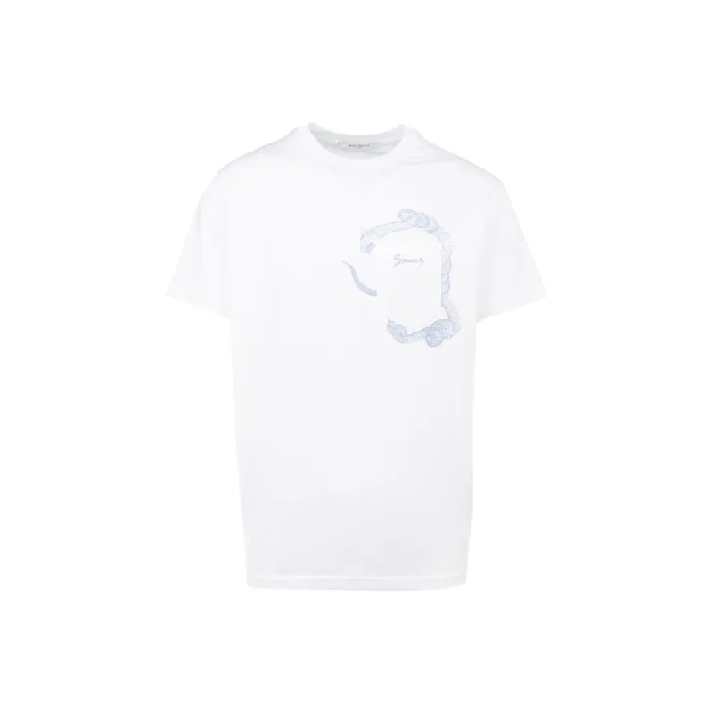 Givenchy T Shirts Men White-0