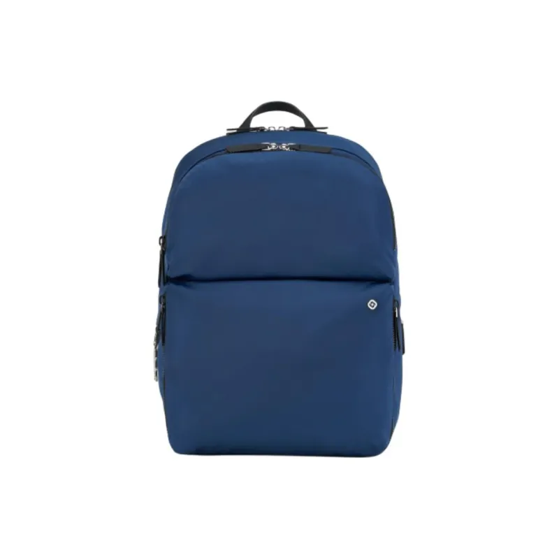 SAMSONITE Fabric Synthetic Leather Backpack Women's Blue-0