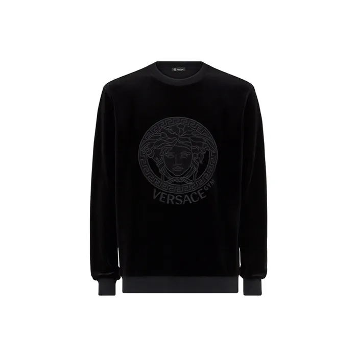 VERSACE Sweatshirts Men Black-0