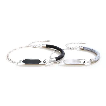 P&N S925 Silver Bracelets Unisex