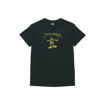 Thrasher Skater Graphic T Shirt Black
