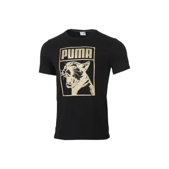 PUMA Men's Life Series T Shirt Men's Black