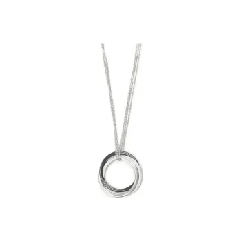 Cartier 2010s 18K White Gold Trinity Diamond Necklace