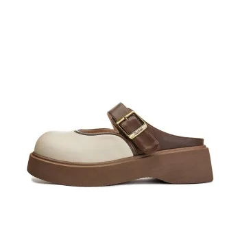 POOQ Rubber Sole Slip Resistant Wrap toe Slippers Women's
