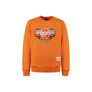 EVISU Sweatshirts Men Light Orange