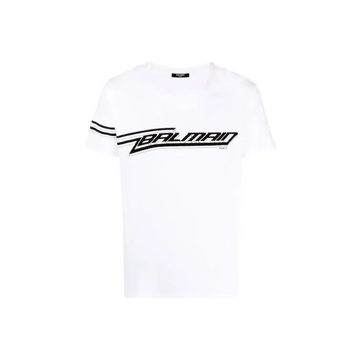 BALMAIN T Shirts Men White-0