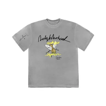 Travis Scott T-Shirts Unisex Gray