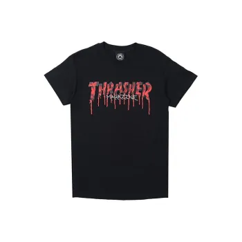 Thrasher T Shirt US Version Unisex Black
