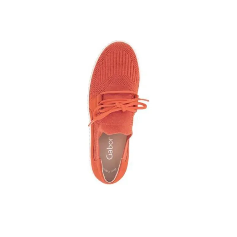 Gabor Fashion Low Top Casual Shoes Women's Orange-3
