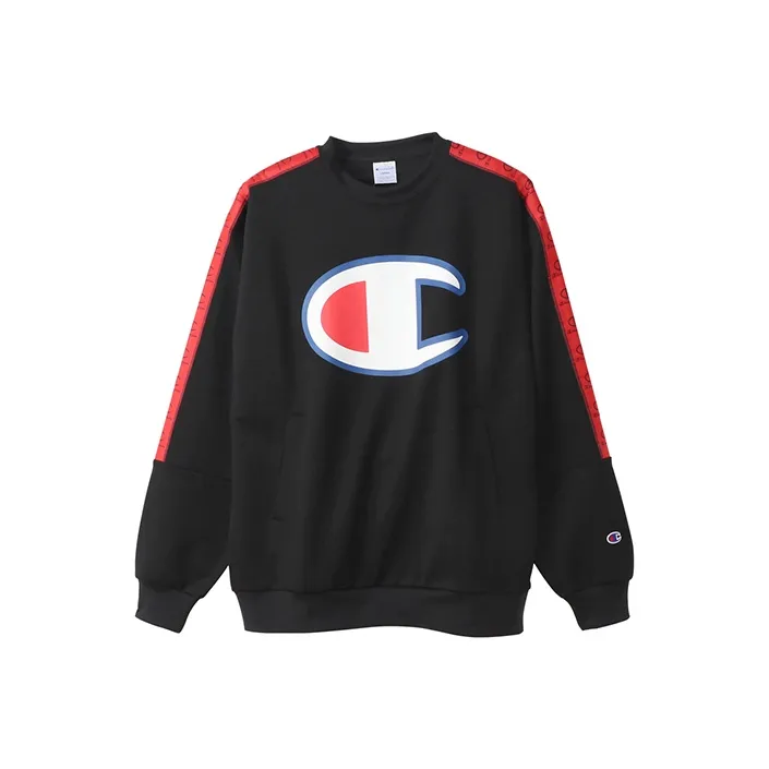 Champion Sweatshirt Japan Version Unisex Black-0