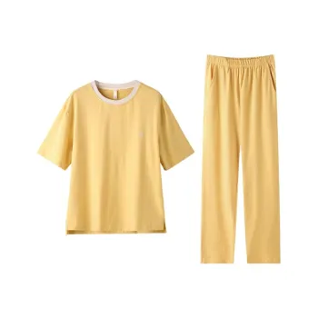 ZAO FU NIAO Pajama Set Women's Lemon