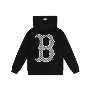 MLB Old Flower Sweatshirts Unisex Black