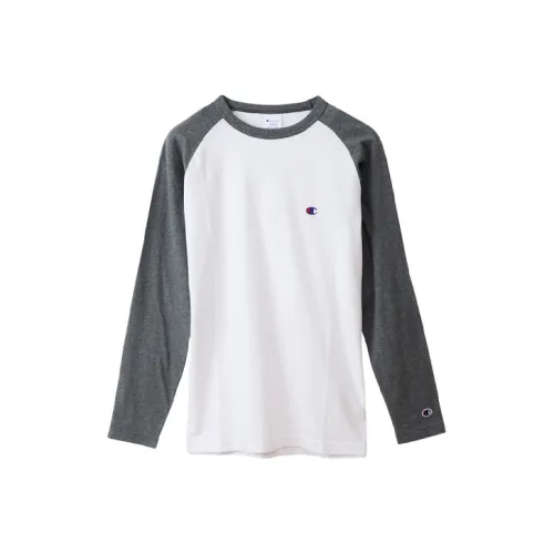 Champion T Shirts Men Gray White