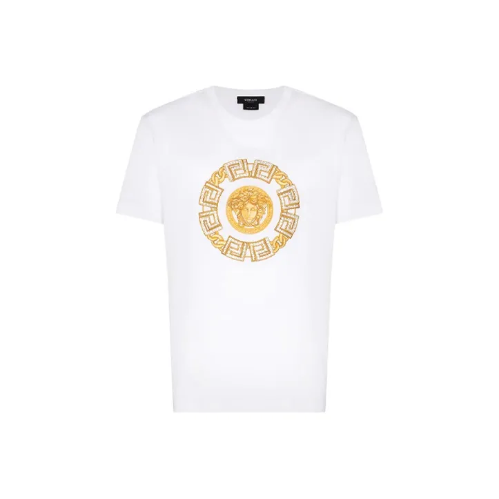 FANSIZHE VERSACE T Shirt Men's White-0