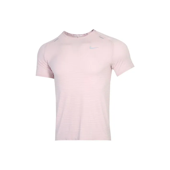 Nike T Shirts Men Light Pink-0