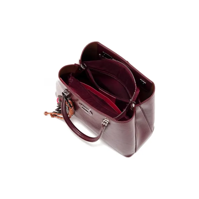 PAYOT Microfiber Synthetic Leather Shoulder Bag Crossbody Bag Handbag Regular Women's Multicolor-4