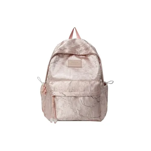 Deli Bear Composite Fabric Backpack Large Size Unisex Pink/Black/Blue/Green/Ecru Small Size Pink/Black/Blue/Green/Ecru
