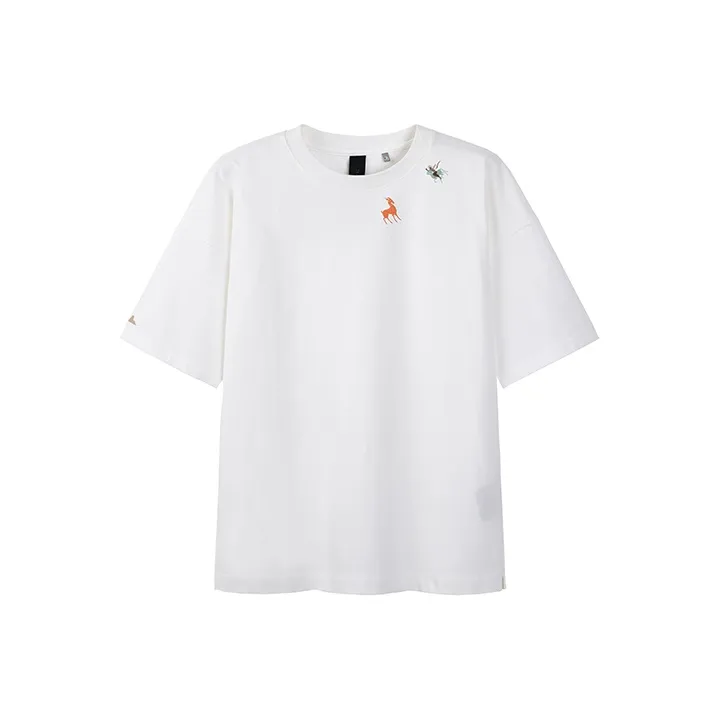 RICKYOUNG Straight T-Shirt Unisex White-0
