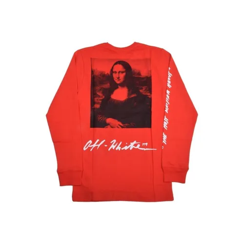 OFF WHITE Monalisa Graphic Print L/S T Shirt