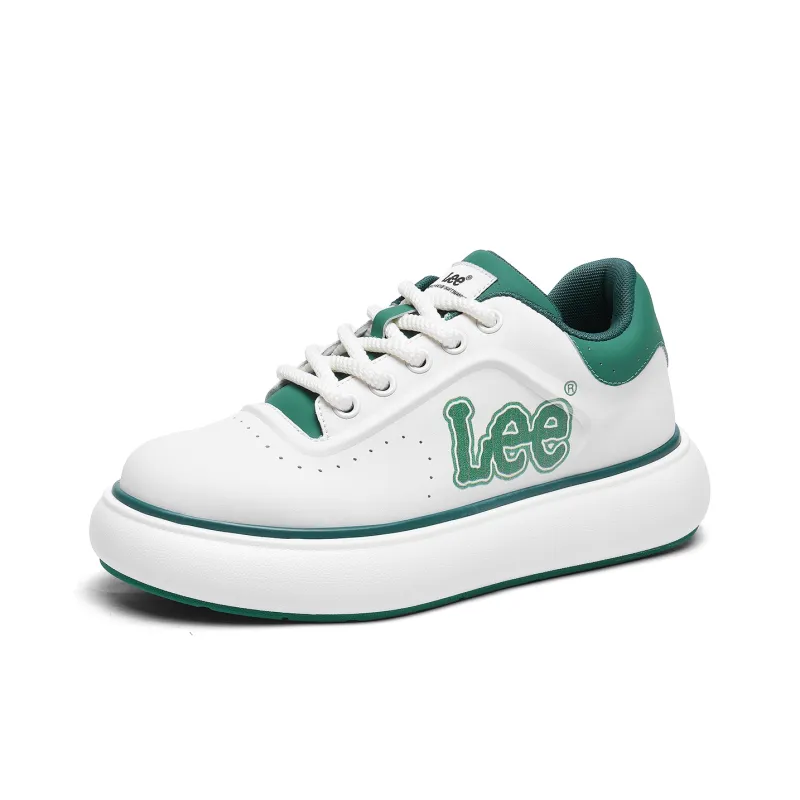 Lee Casual Comfortable White Sneakers Trendy Versatile Commute Low Top Skateboard Shoes Men's-14
