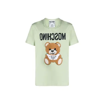 MOSCHINO SS21 T Shirt Men's Green