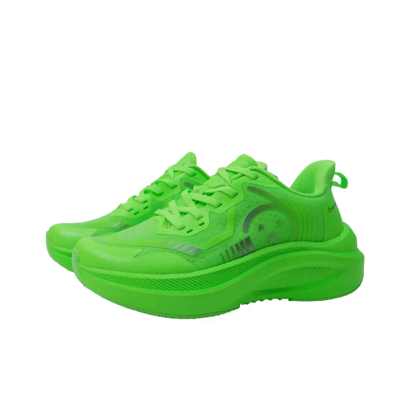 HUITENG Running Shoes Unisex Low Top Aurora Blue/Flame Red/Glacier White/Starry Black/Starry Pink-33