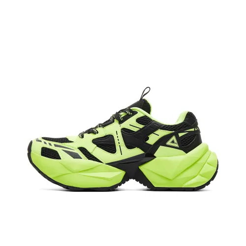 PEAK Low Top Casual Shoes Men's Neon Green Black
