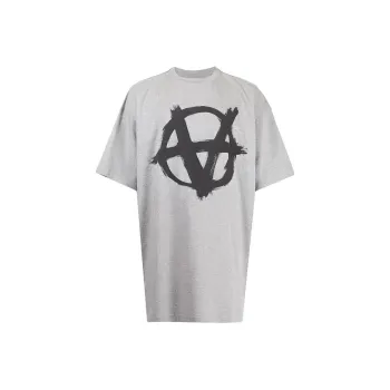 Vetements T-Shirts Men Gray