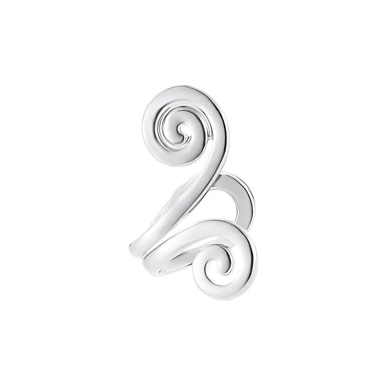 QIANFANGDAHUANGYE Titanium Steel Clip On Earrings Unisex-0
