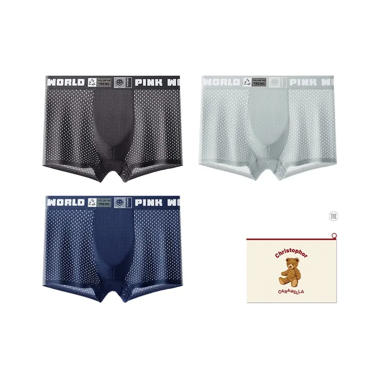 Caramella Underpants Men's Shopping Bag 3 Pack-7